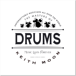 Keith Moon Drums Music D9 Posters and Art